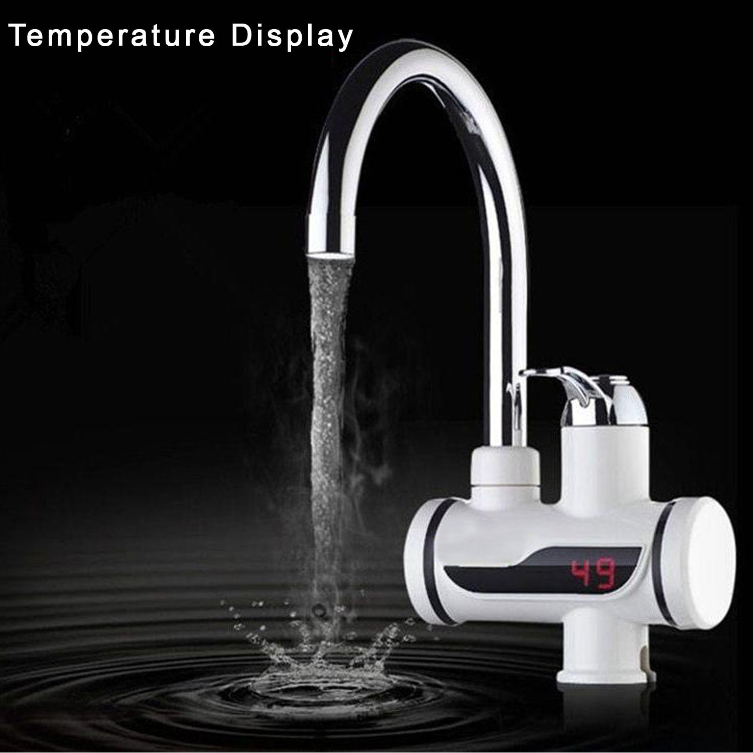 Stylish geyser faucet with modern design for any kitchen. Stylish geyser faucet with modern design for any kitchen.